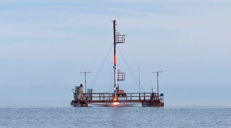 July 23rd 4:38 PM, Nexø I launches from Sputnik. Photo: Carsten Olsen.